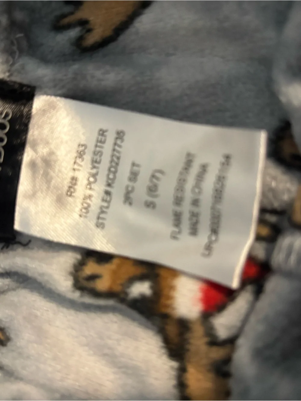 Cuddl Duds Kids Red & Gray Holiday Pajama Set - Buffalo Plaid and Reindeer